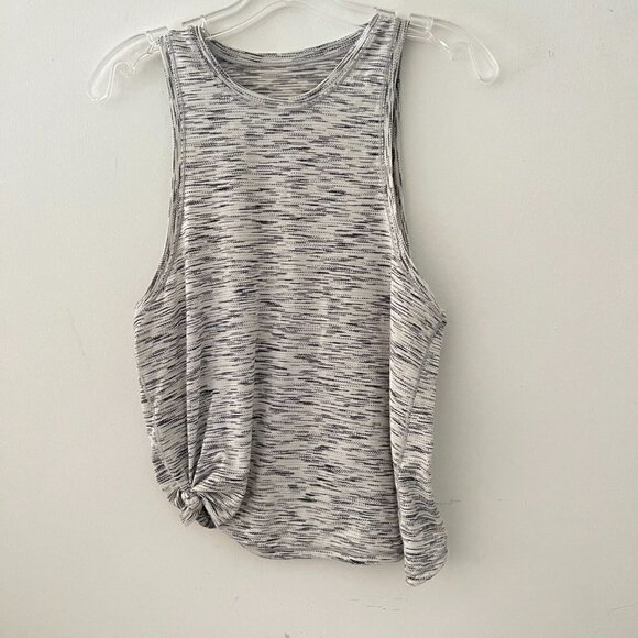 Lululemon Run Muscle Tank Black Grey White 4 NWOT - Picture 6 of 9